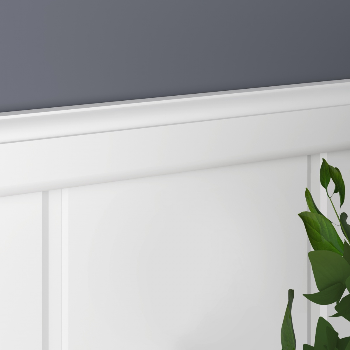 Финишный молдинг ЛДФ под покраску Ultrawood Trim 004 i 2000×37×14 фото в интерьере